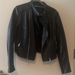Zara Black Biker Jacket